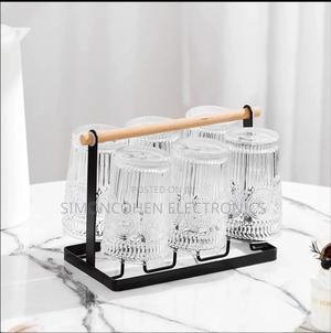 Luxury Iron Glass Holder Rack - thumbnail 2