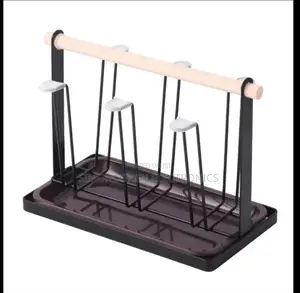 Luxury Iron Glass Holder Rack
