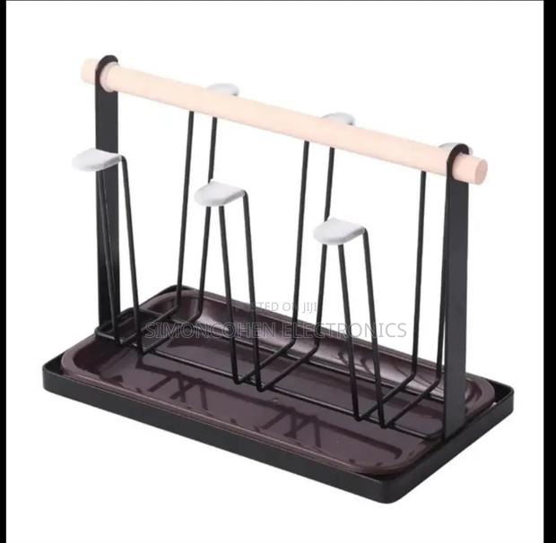 Luxury Iron Glass Holder Rack - thumbnail 3