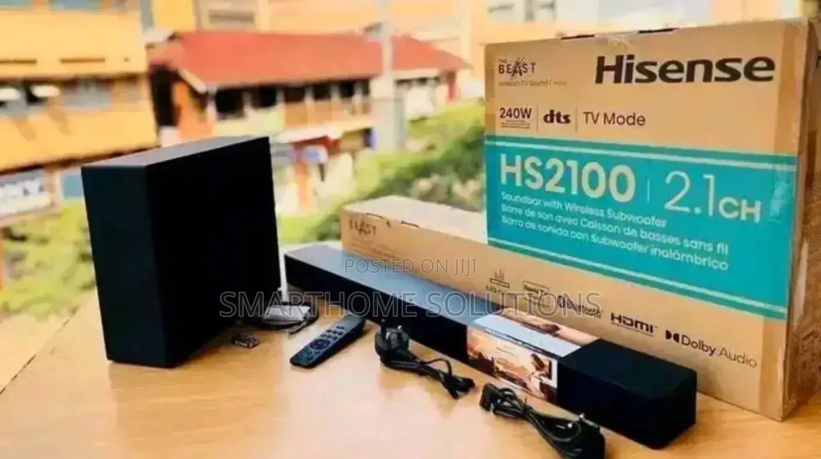 Hisense Hs2100 240w 2.1ch (The Beast) Soundbar