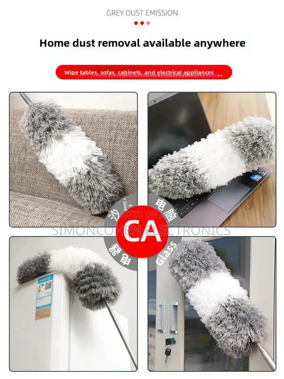 Microfiber Duster Extra Long Telescopic Pole