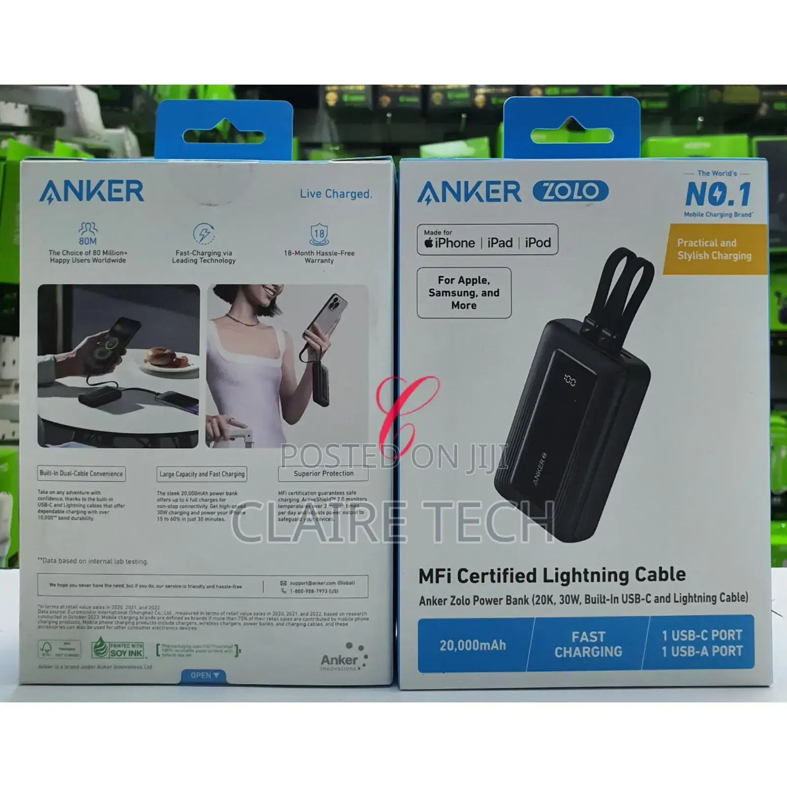 Anker 20,000mah *30w* Fast Charging Zolo Power Bank
