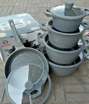 10pc Nin_stick Granite Bosch Cookware. Made in Germany