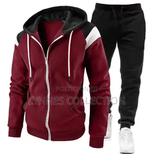 Plain Zipped Tracksuits