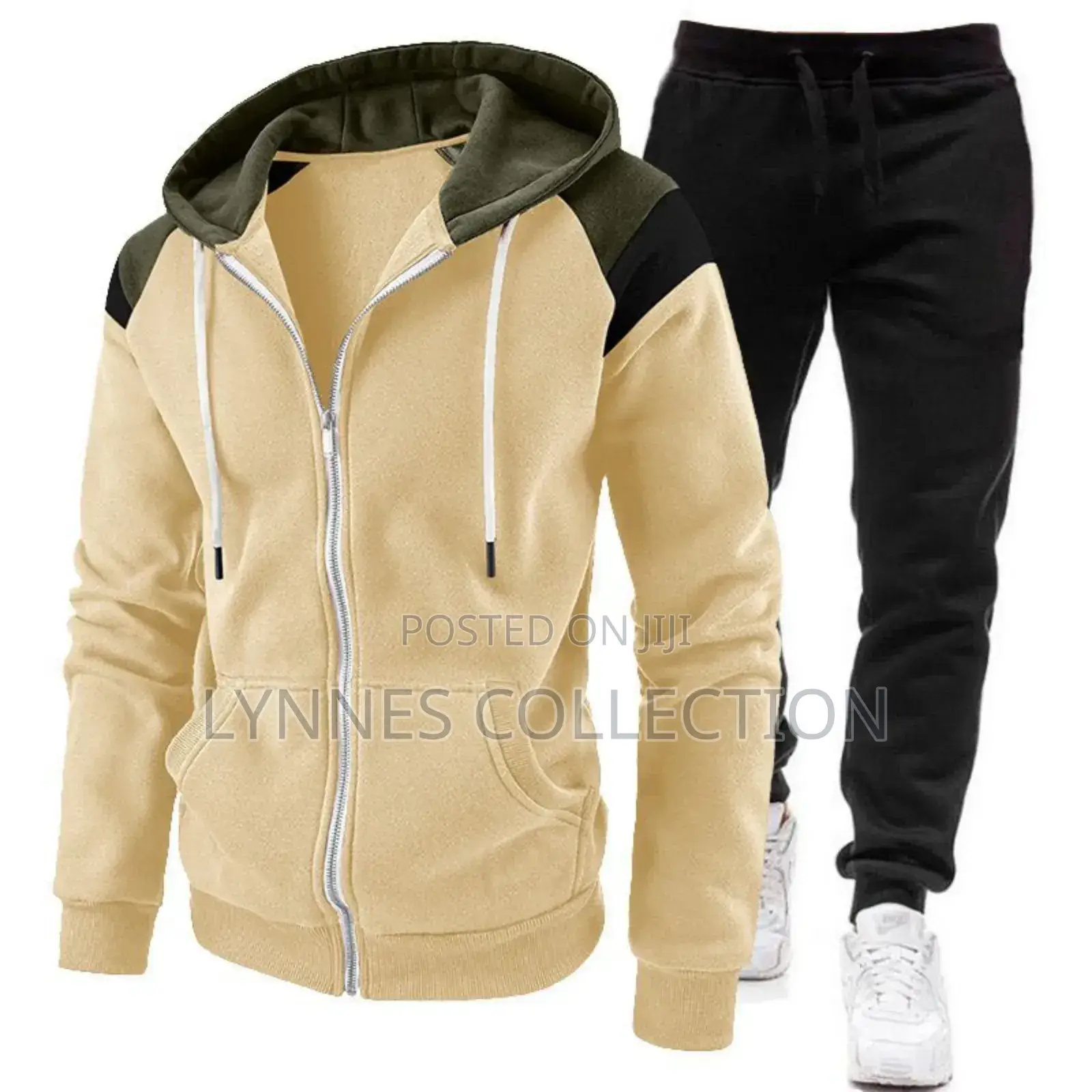 Plain Zipped Tracksuits