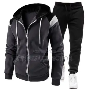 Plain Zipped Tracksuits