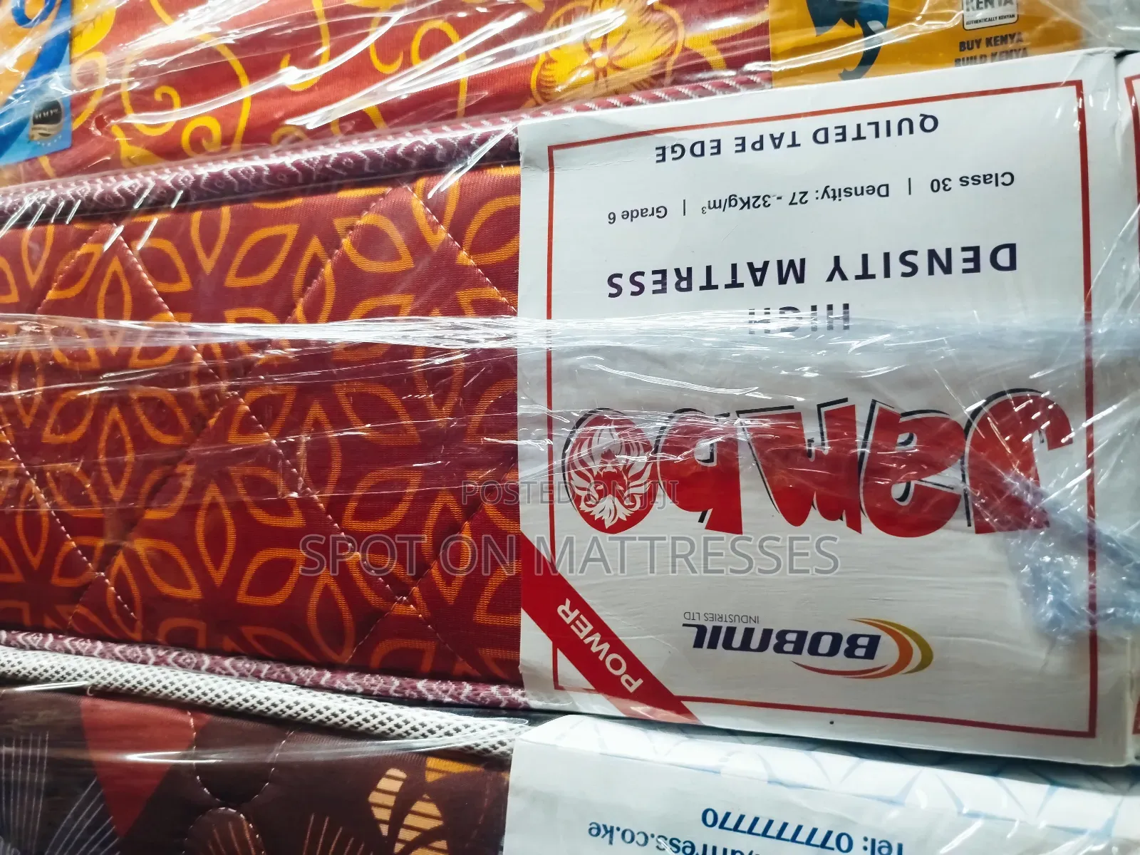 Offer! Bobmil Hd Quilted Mattresses - 5by6 8inch Thick.