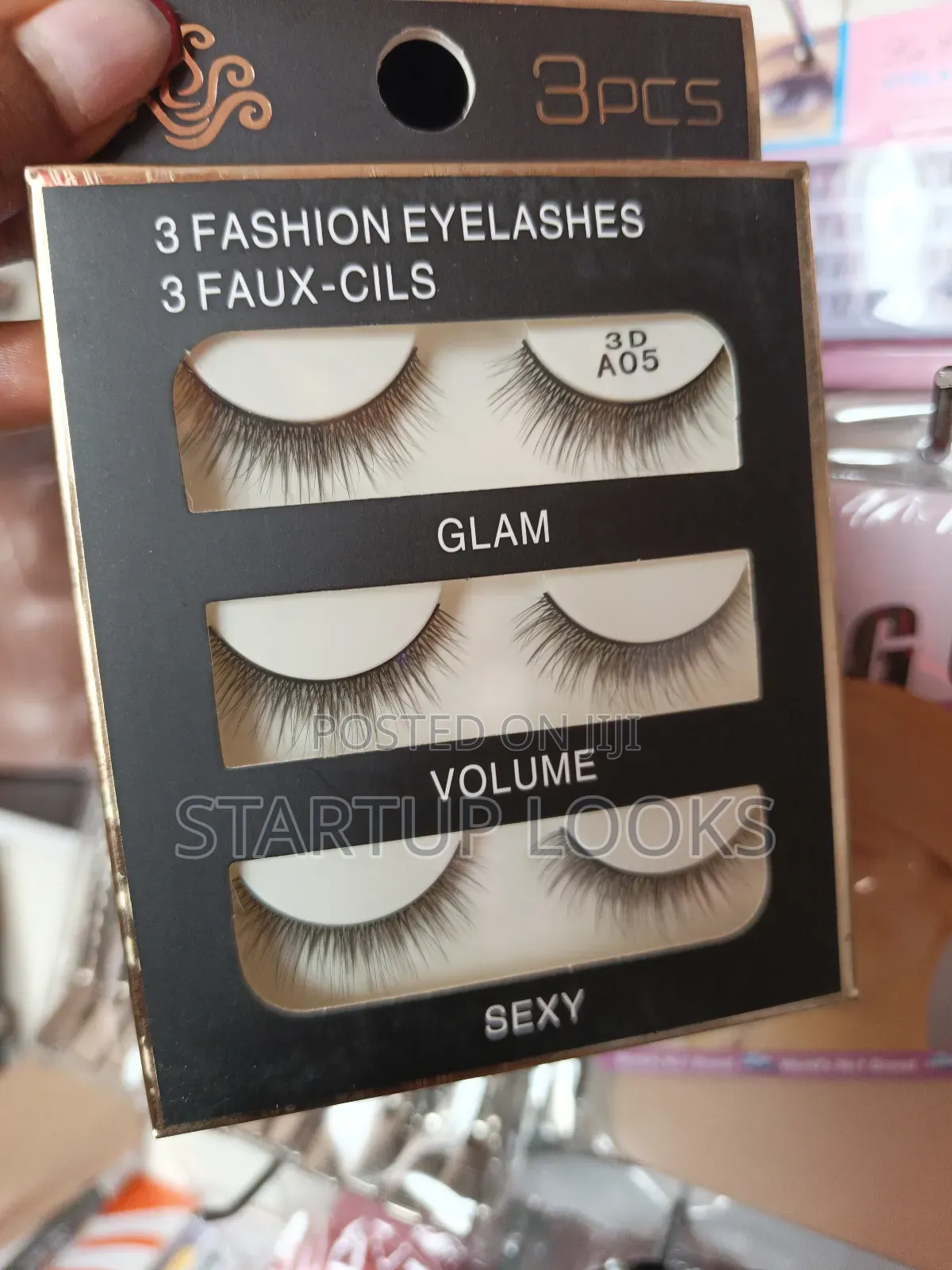 3pcs Glam Volume Sexy Eyelashes