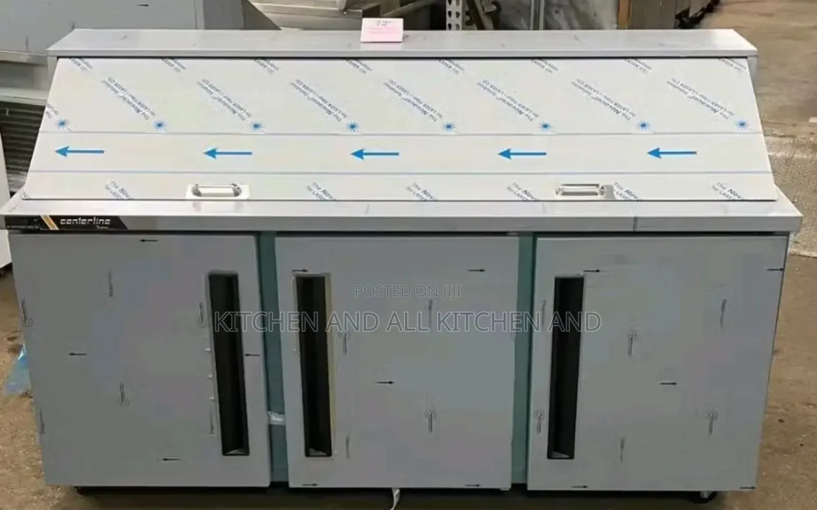 Stainless Kitchen Cabinet With Sliding Doors