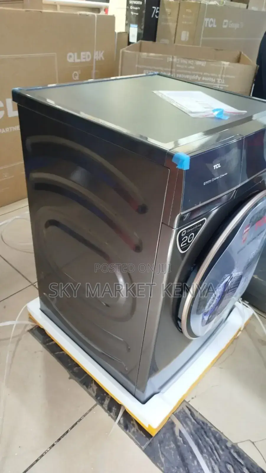 Tcl 10kg C7110flg Wash Spin Dd Inverter Washing Machine