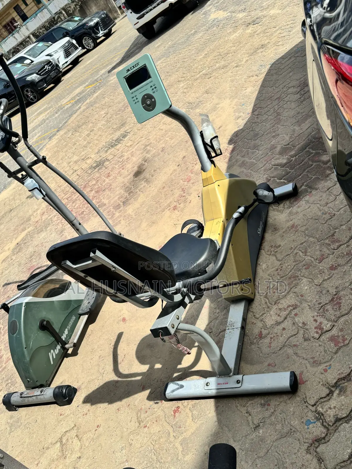 Jkexer Magnetic Recumbent Bike Multi-Function LCD Computer