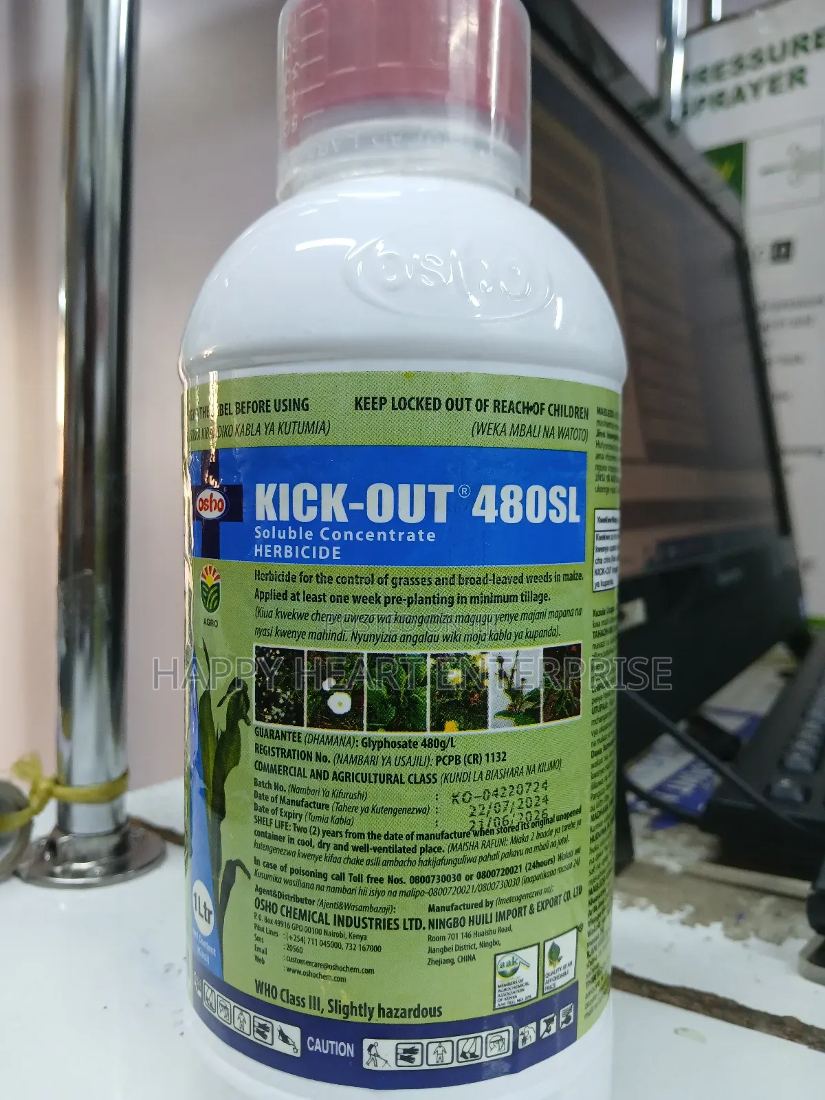 Kick -out 480sl Herbicide 1litre