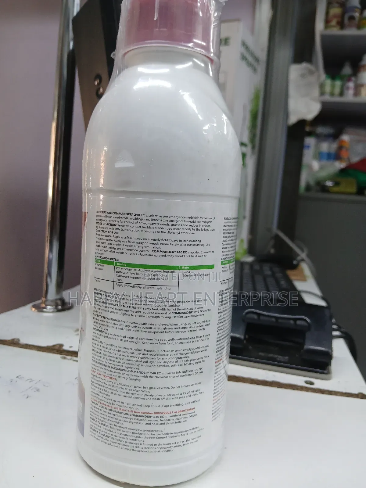 Commander 240ec Selective Onion Herbicide 1l
