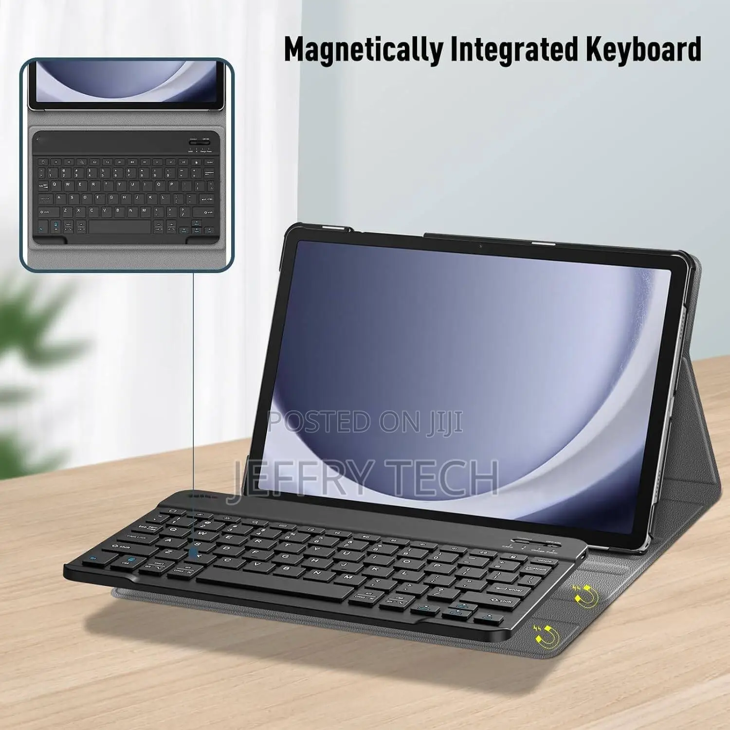 Poluka Keyboard Case for Galaxy Tab A9 Plus, 11 Inch Slim