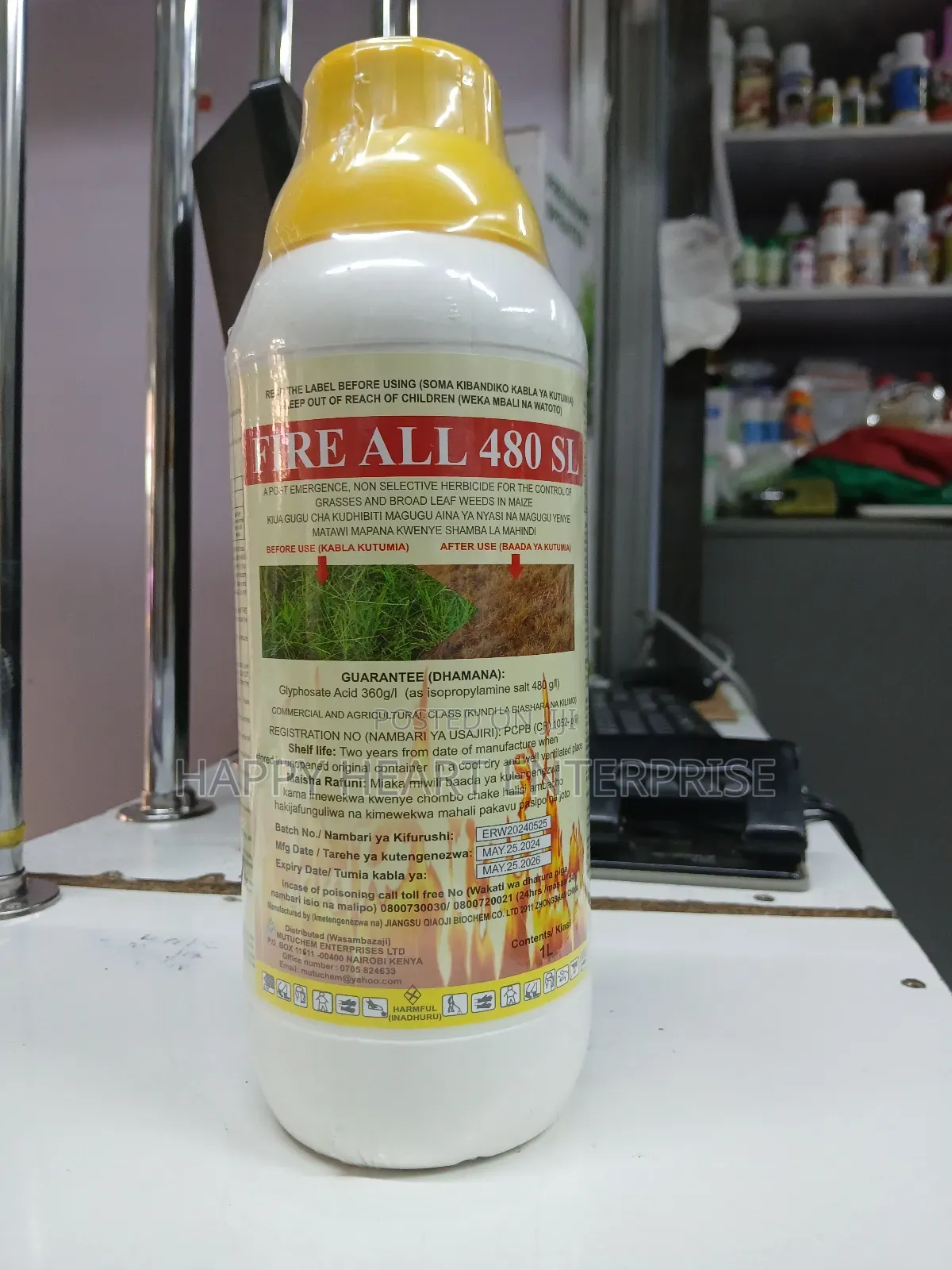 Fire All 480sl Herbicide 1l