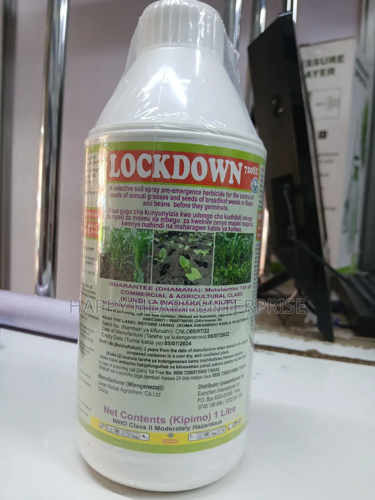 Lockdown 720ec Herbicide 1litre