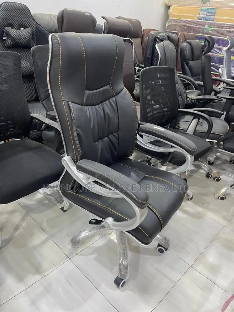 Office Chair: Executive Leather Office Chair