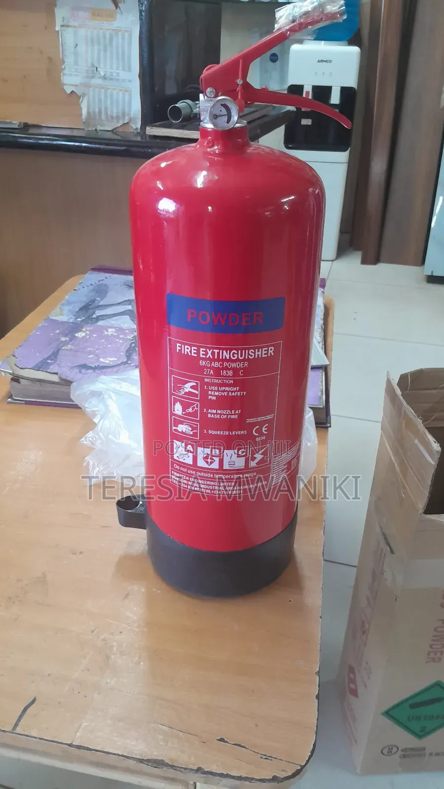 6kg Dry Powder  Fire Extinguisher