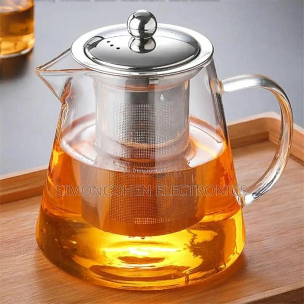 Borosilicate Glass Teapot With Infuser - main view