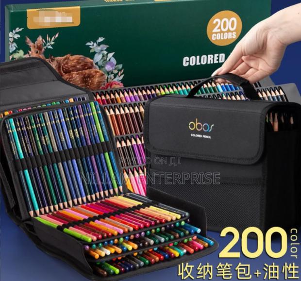 *200 Slots Colored Lead Pencils Storage Bag - thumbnail 3