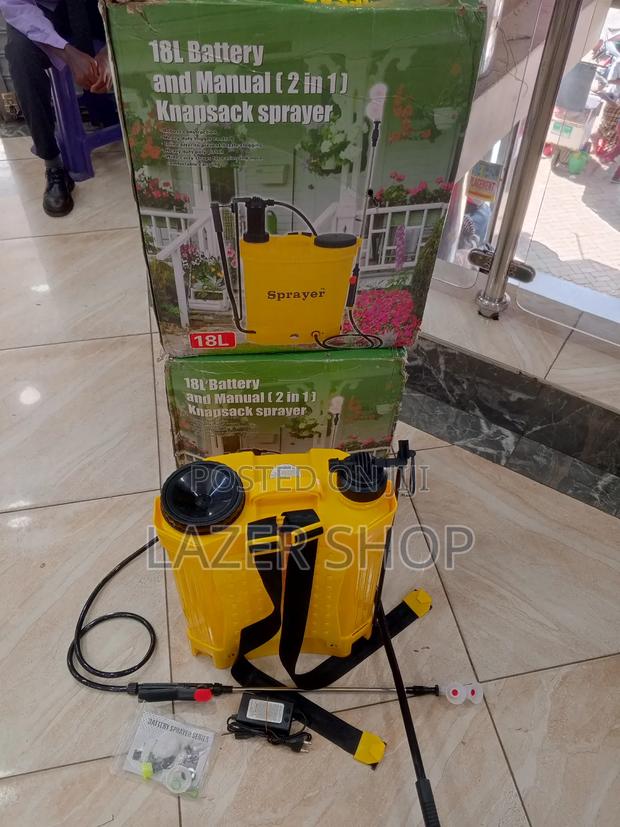 2in1 Rechargeable Knapsack Farm Sprayer , Inbuilt Battery - thumbnail 6