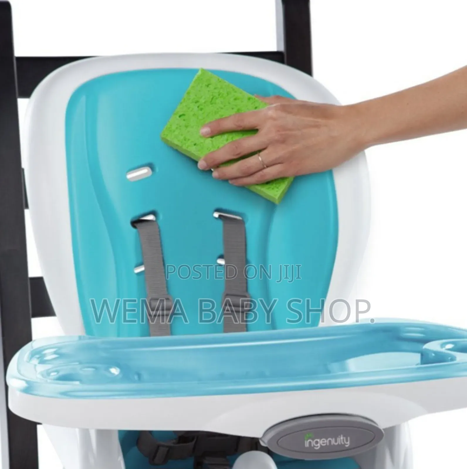 Ingenuity Smart Clean 3 in 1 High Baby Feeding/Booster Chair