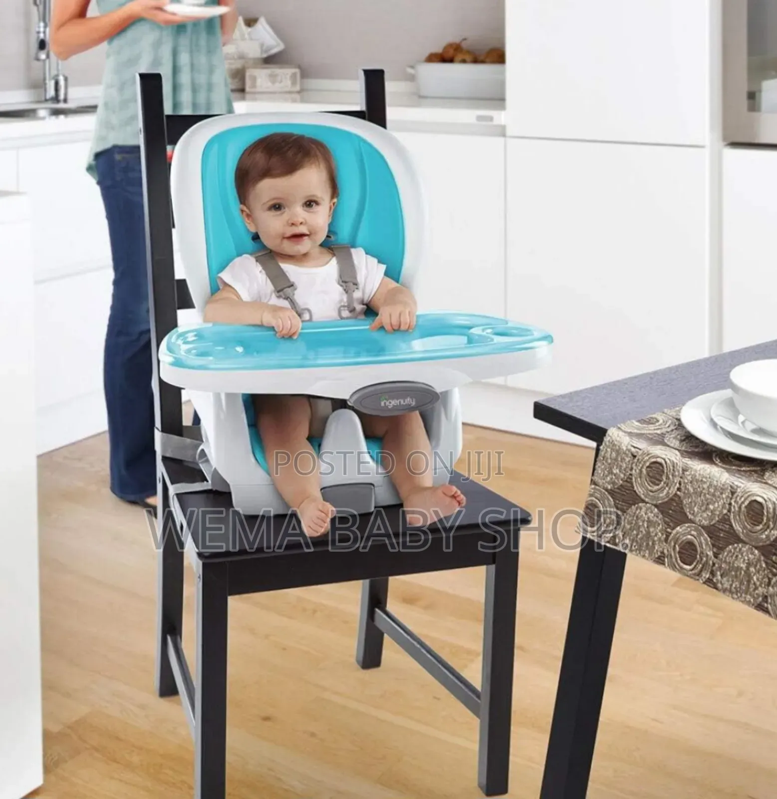 Ingenuity Smart Clean 3 in 1 High Baby Feeding/Booster Chair