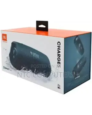 Jblcharge5blk - Portable Waterproof Speaker With Powerbank