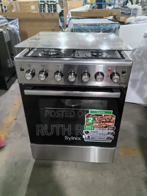 Syinix 60by 60 3+1 Standing Cooker With Electric Oven