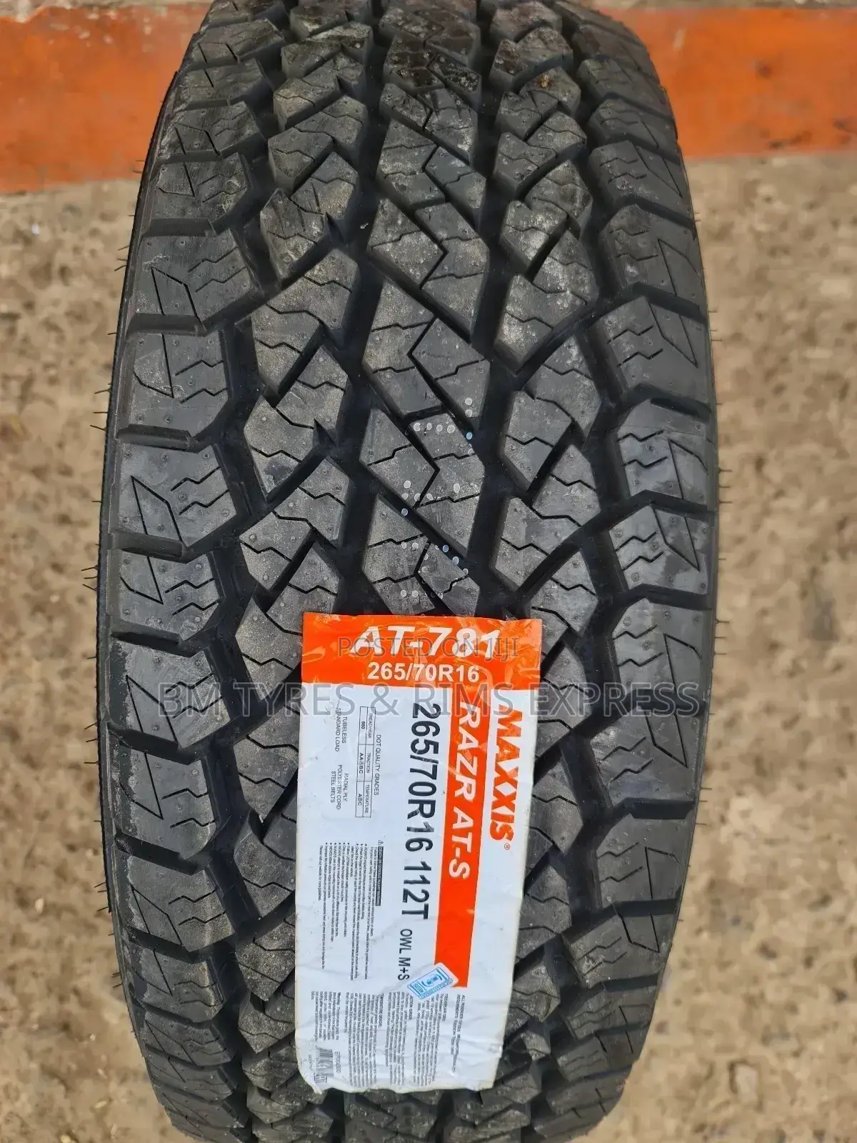 265 /70 R16 Maxxis (781) All Terrain.