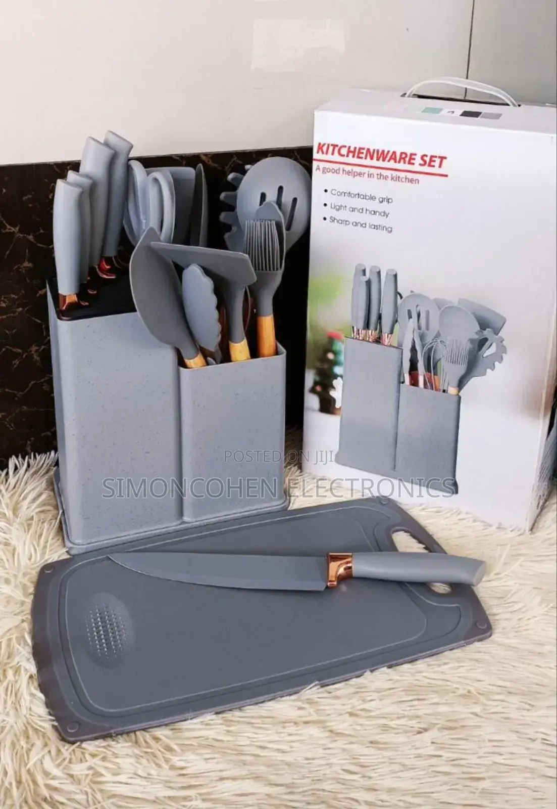 19pcs Silicone Spoon Set