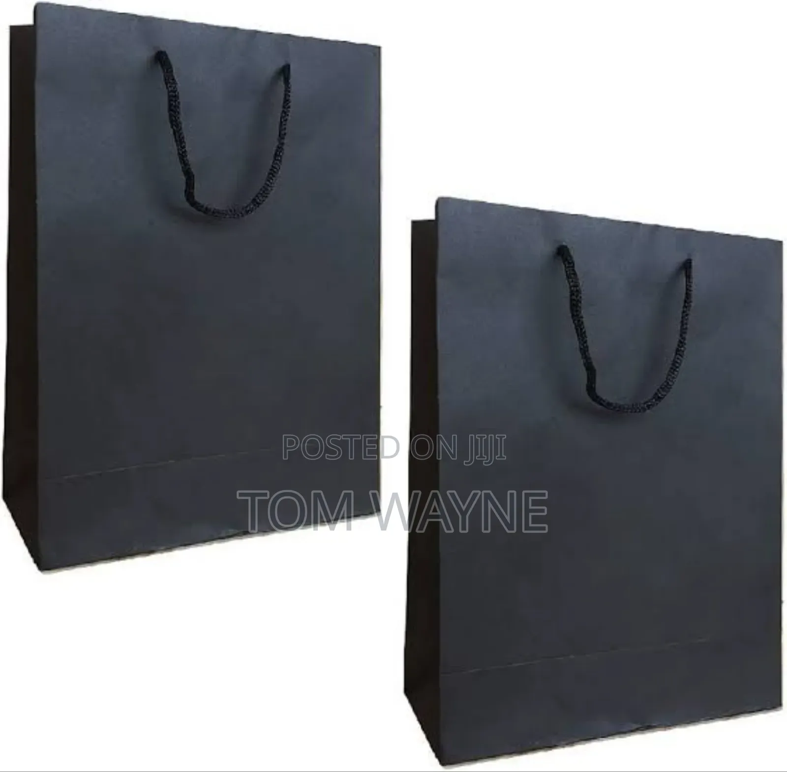 Black Gift Bag A4 Size Laminated