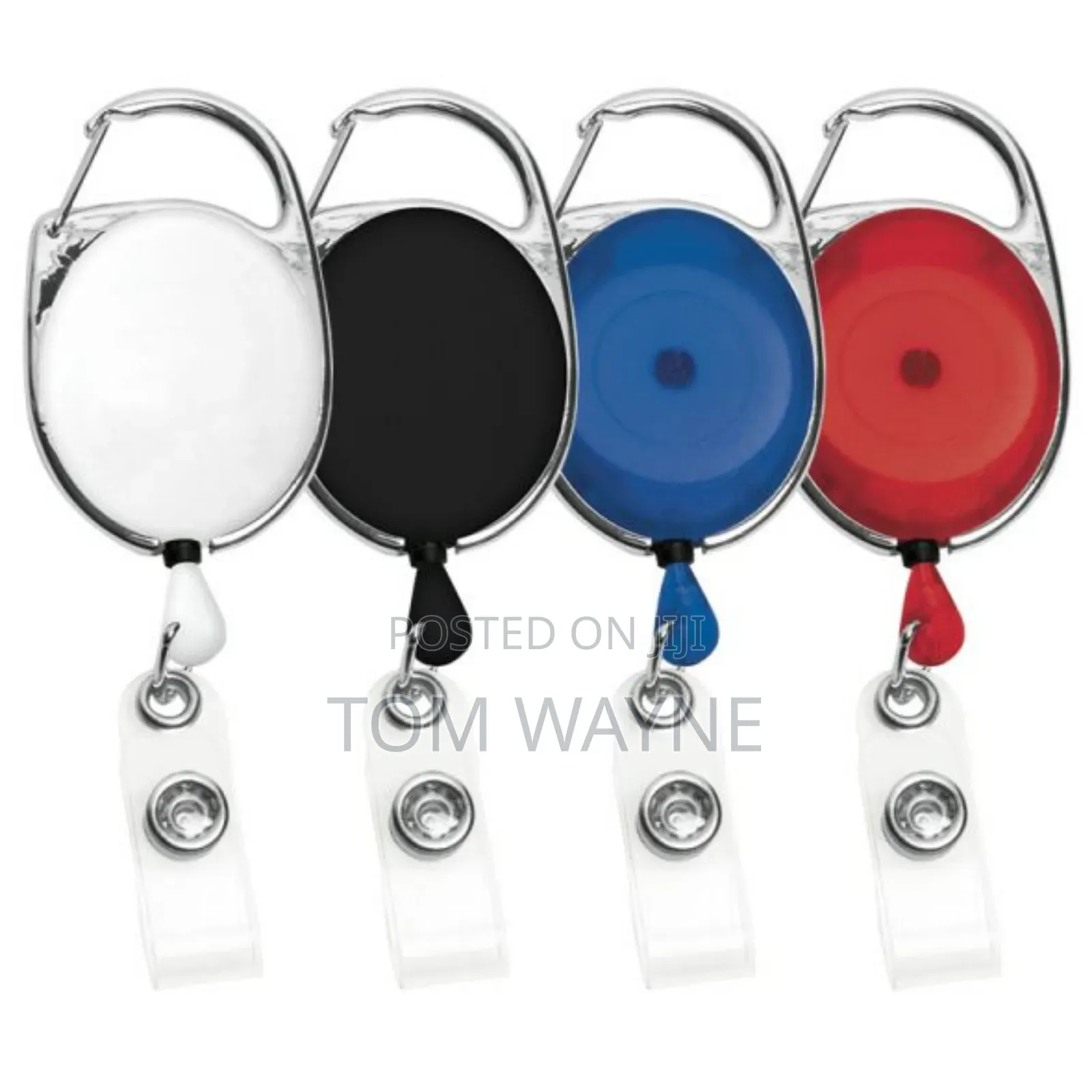 Retractable Reel I.D Holder, Can Reach Upto 1m