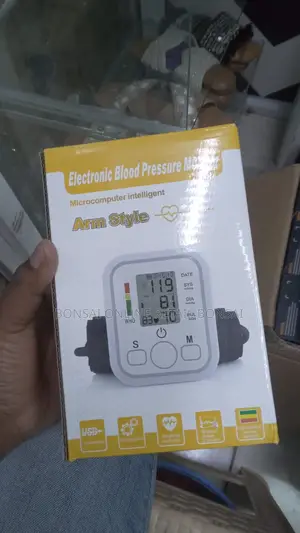Electronic Digital Blood Pressure Monitor For Arm