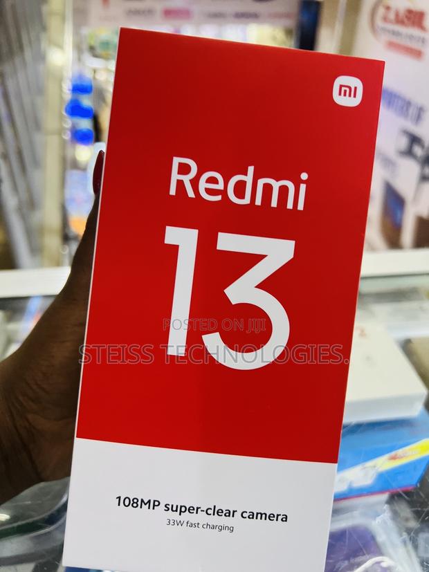 New Xiaomi Redmi 13 256 GB Black - thumbnail 2