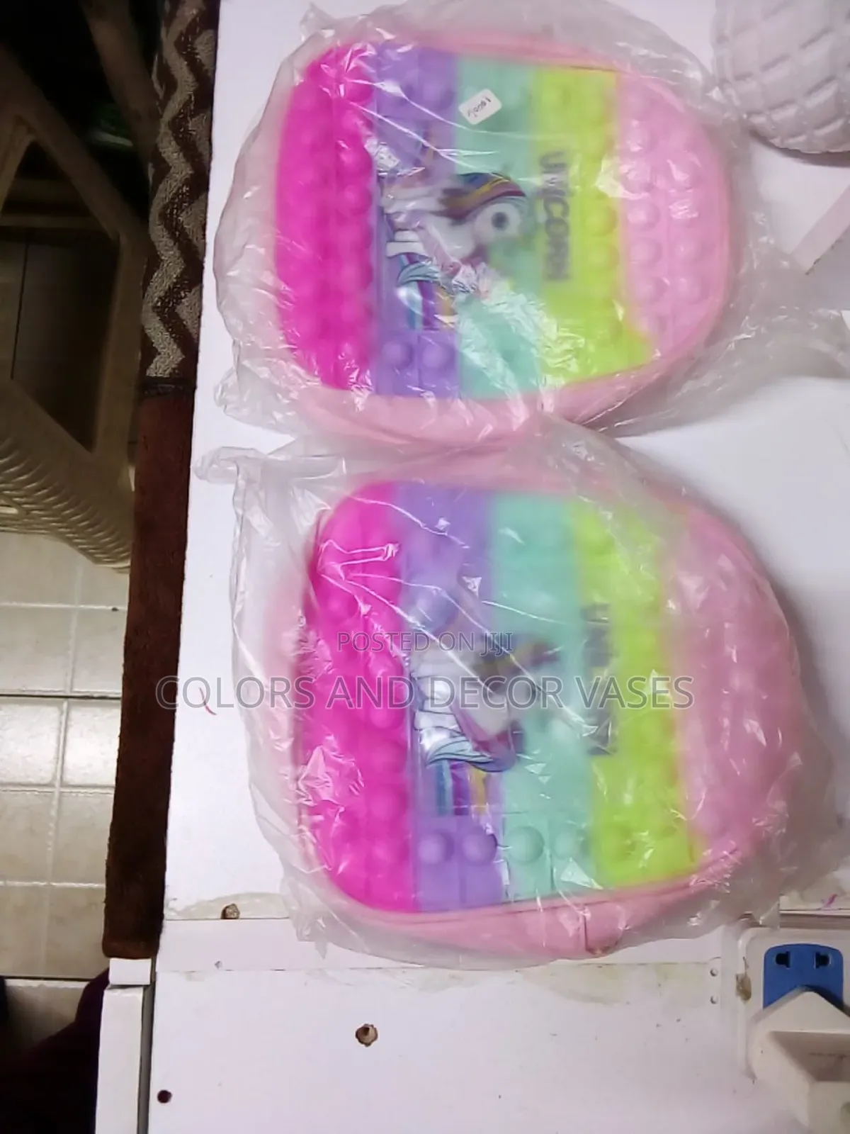Kids Back Pack Pop It Bags
