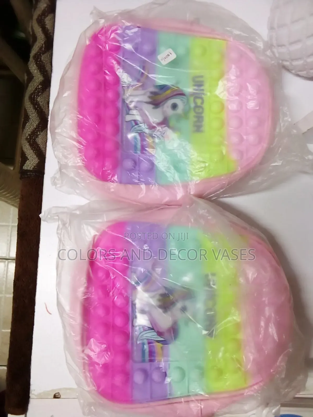 Kids Back Pack Pop It Bags