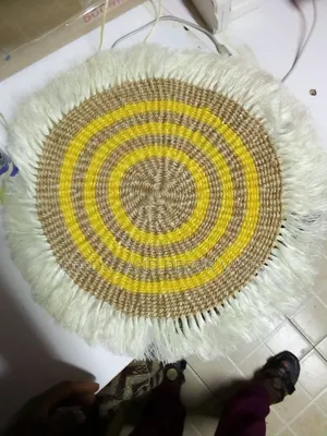 Yellow Brown Mat 12"