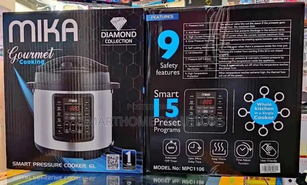 Mika 6l Pressure Cooker: Perfect for Busy Kitchens