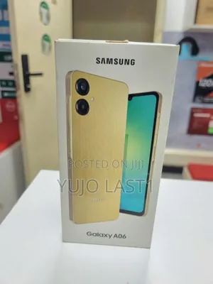 New Samsung Galaxy A06 64 GB Gold