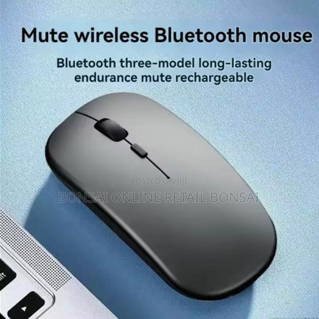 2.4g Silent Click Wireless Bluetooth Mouse Office - thumbnail 2