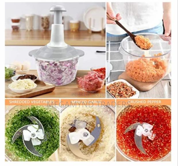 Vegetable Chopper Manual/Push And Press Vegetable Cutter - thumbnail 3