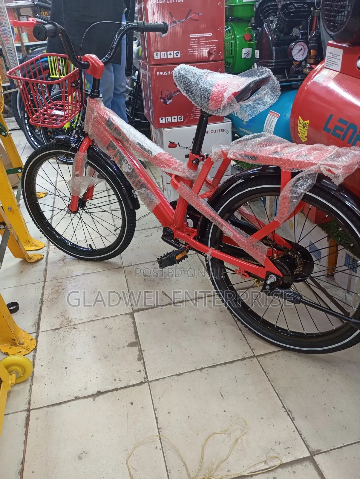 Approved Quality Kids Bike Size 20/With Back Seat and Basket