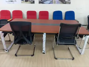 Red Blown 2.4m Boardroom