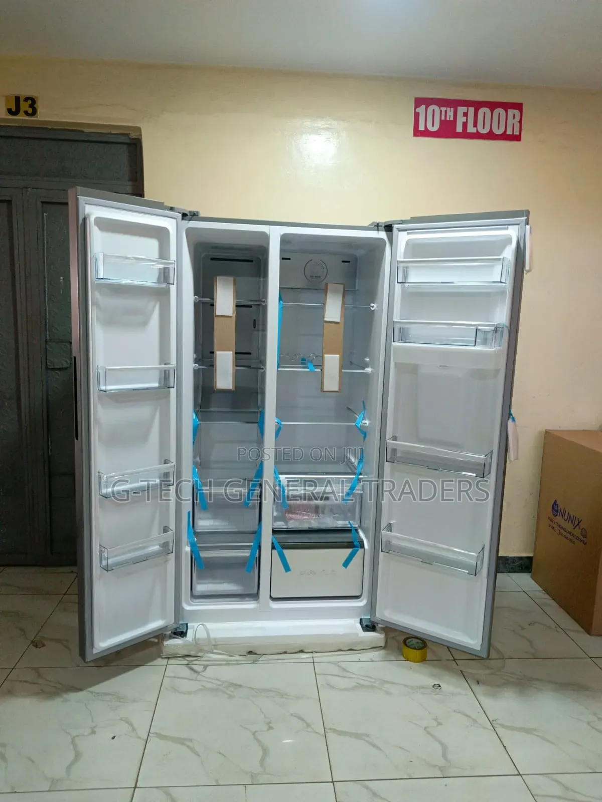 Mika 532l Side By Side, No Frost Fridge With Dispenser