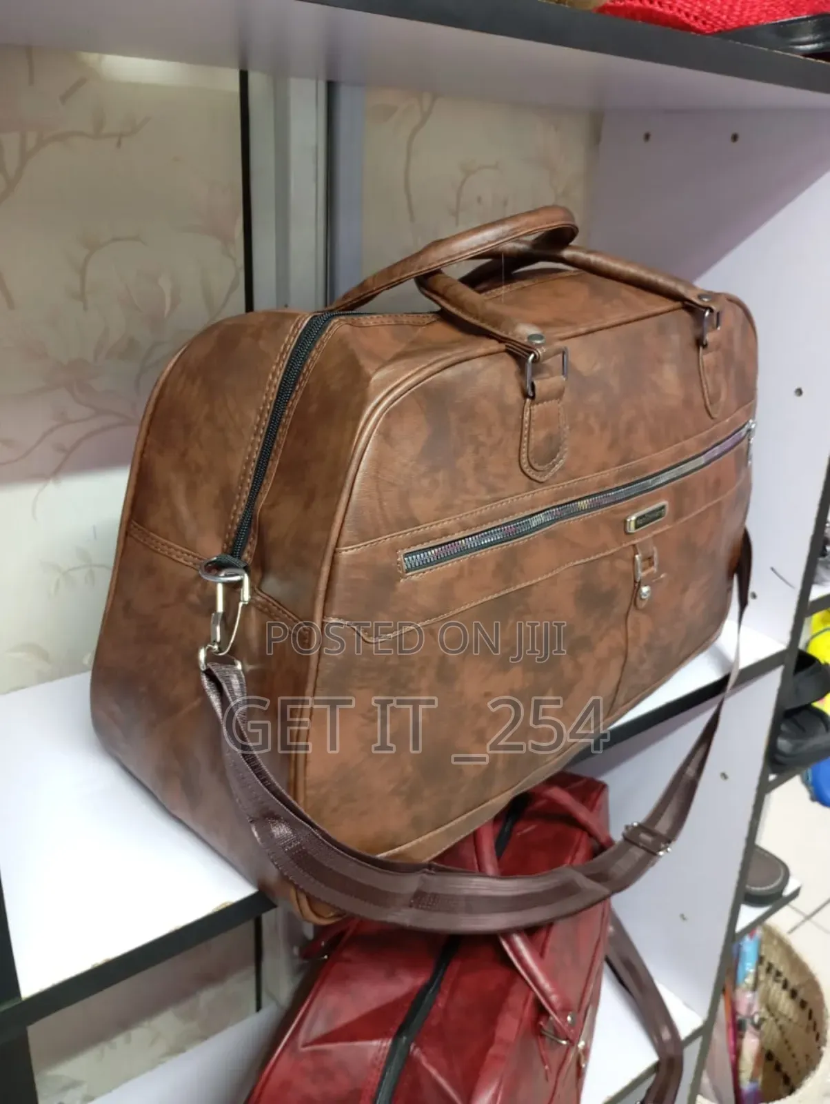 *High Quality Leather Duffel Bag
