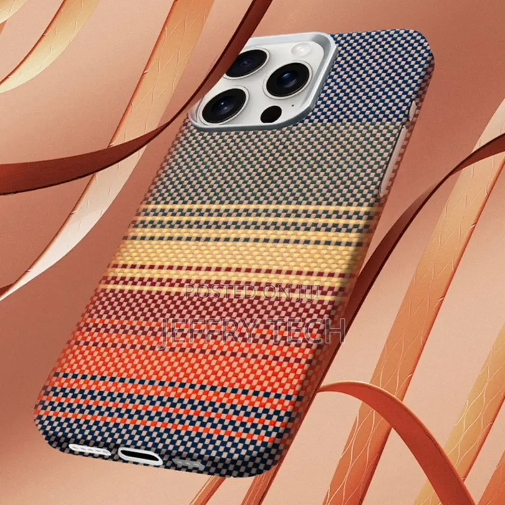 Colorful Aramid Carbon Fiber Case for iPhone 15 Pro Max