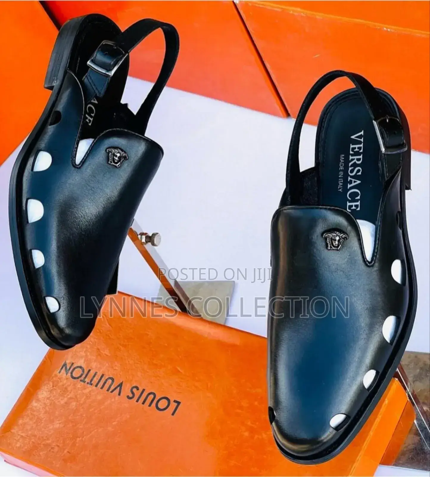 Strappy Leather Mules