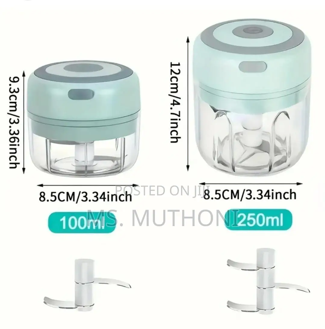 Rechargeable 250ml Garlic Chopper