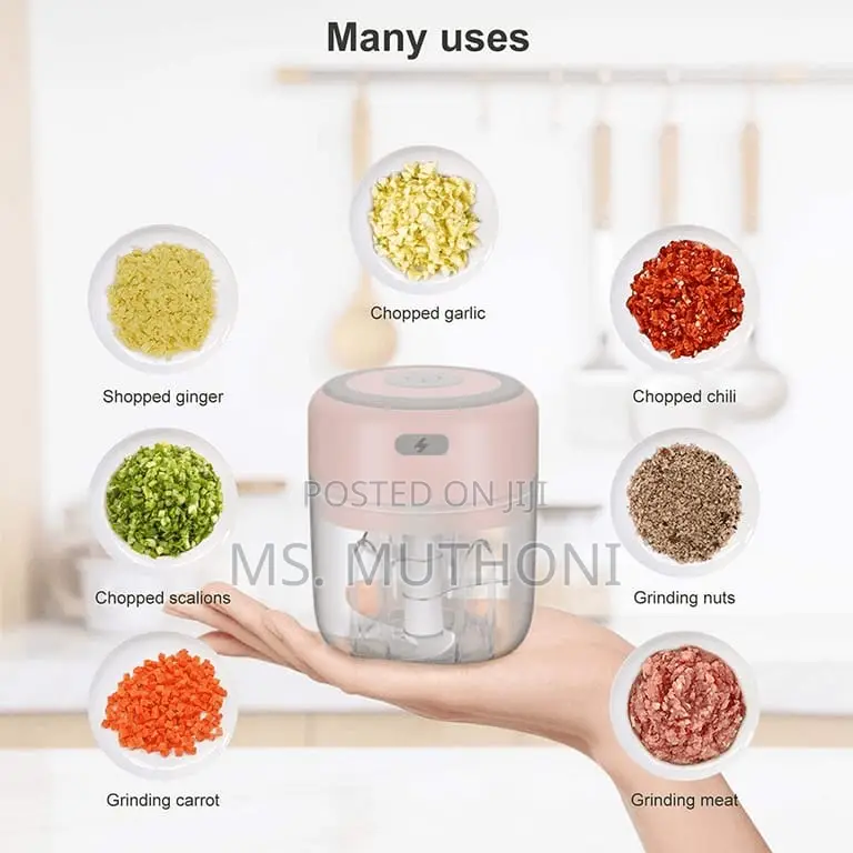 Rechargeable 250ml Garlic Chopper